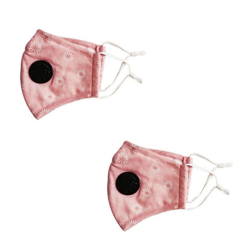2-Pack: Multilayer Non-Medical Reusable Face Mask with Filter DailySale