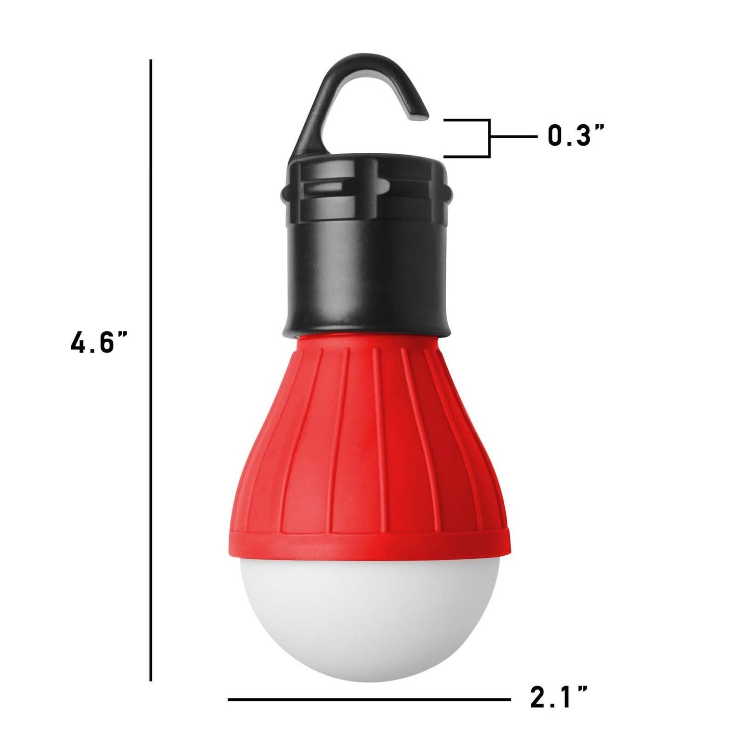 2-Pack: Portable Emergency Light Bulb with Hook DailySale