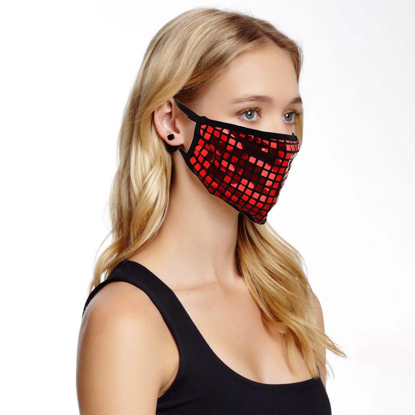 2-Pack: Reusable Fitted Fabric PVC Mask DailySale