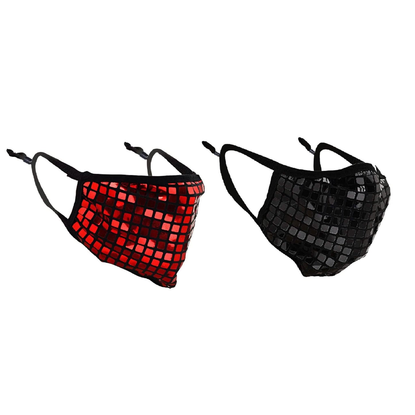 2-Pack: Reusable Fitted Fabric PVC Mask DailySale