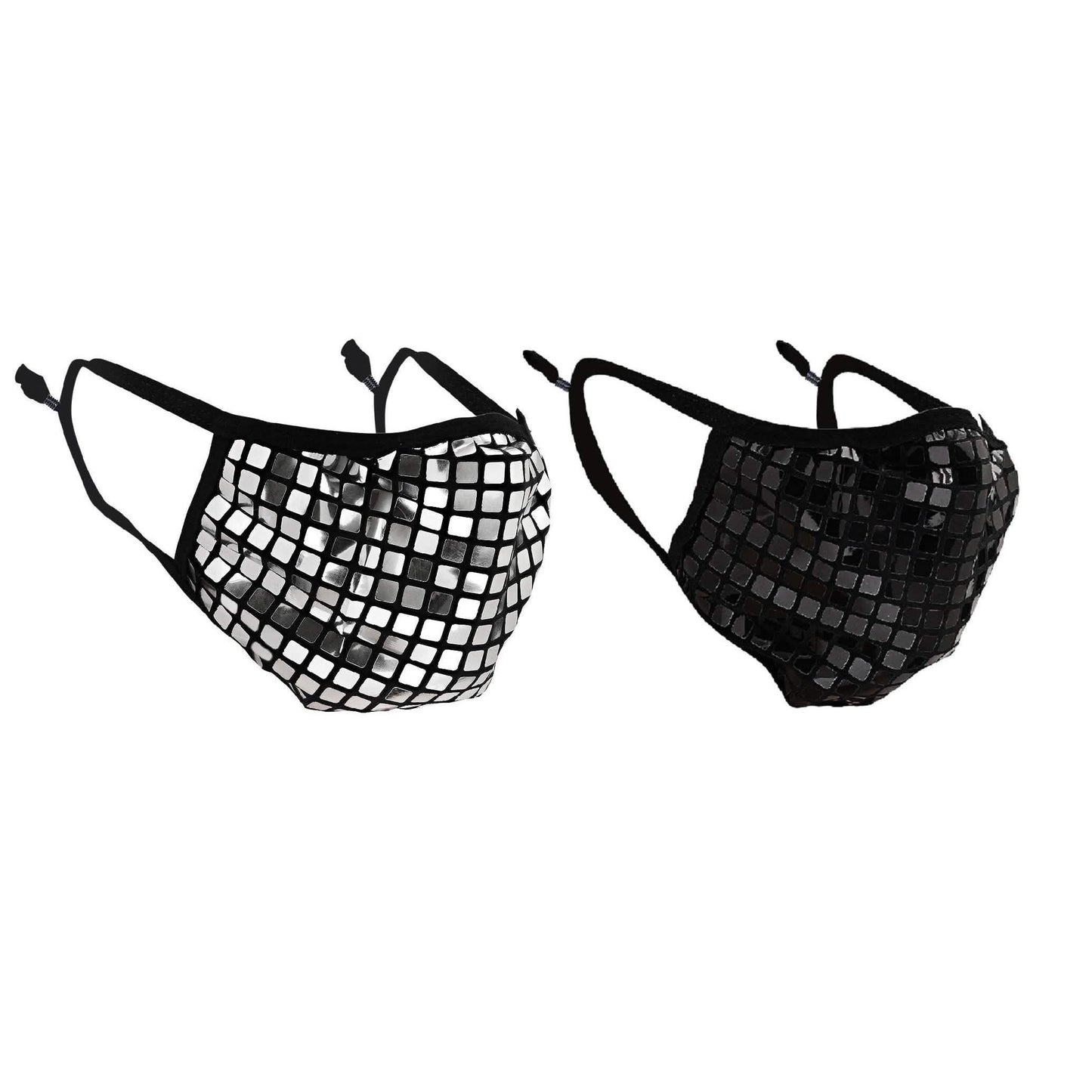 2-Pack: Reusable Fitted Fabric PVC Mask DailySale
