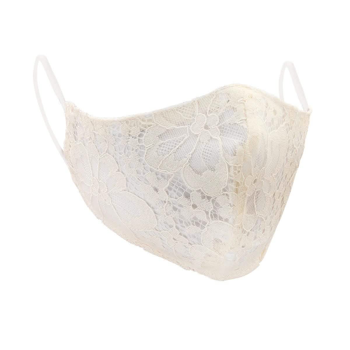 2-Pack: Reusable Washable Fitted Black and White Lace Face Mask DailySale