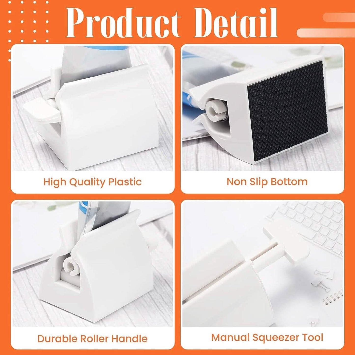 2-Pack: Rolling Tube Toothpaste Squeezer Dispenser DailySale