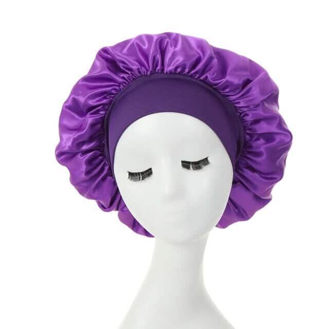 2-Pack: Satin Sleep Bonnet for Curly Hair DailySale