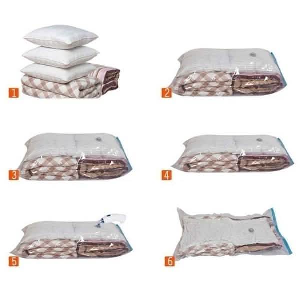2-Pack: Space Saver Saving Storage Seal Vacuum Vac Bags DailySale