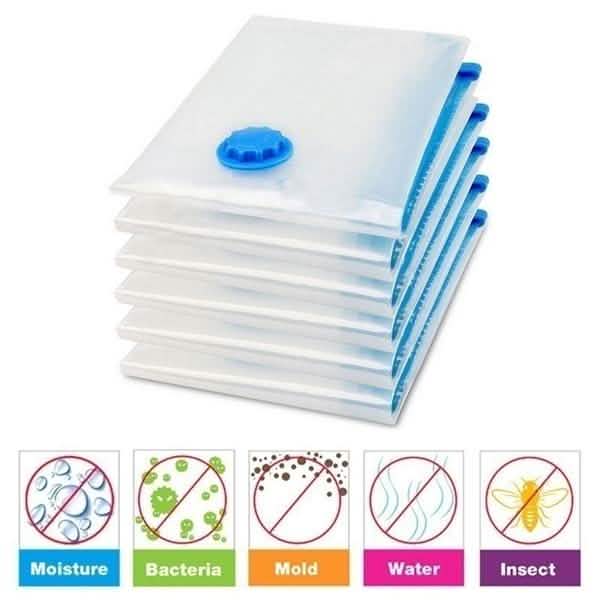 2-Pack: Space Saver Saving Storage Seal Vacuum Vac Bags DailySale
