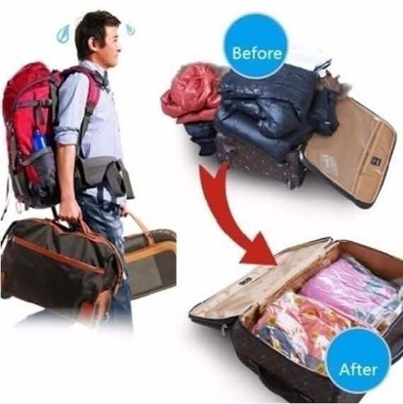 2-Pack: Space Saver Saving Storage Seal Vacuum Vac Bags DailySale