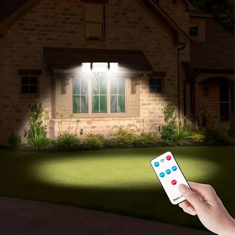2-Pack: Split Solar Wall Light For Outdoor With Motion Sensor 3 Heads DailySale