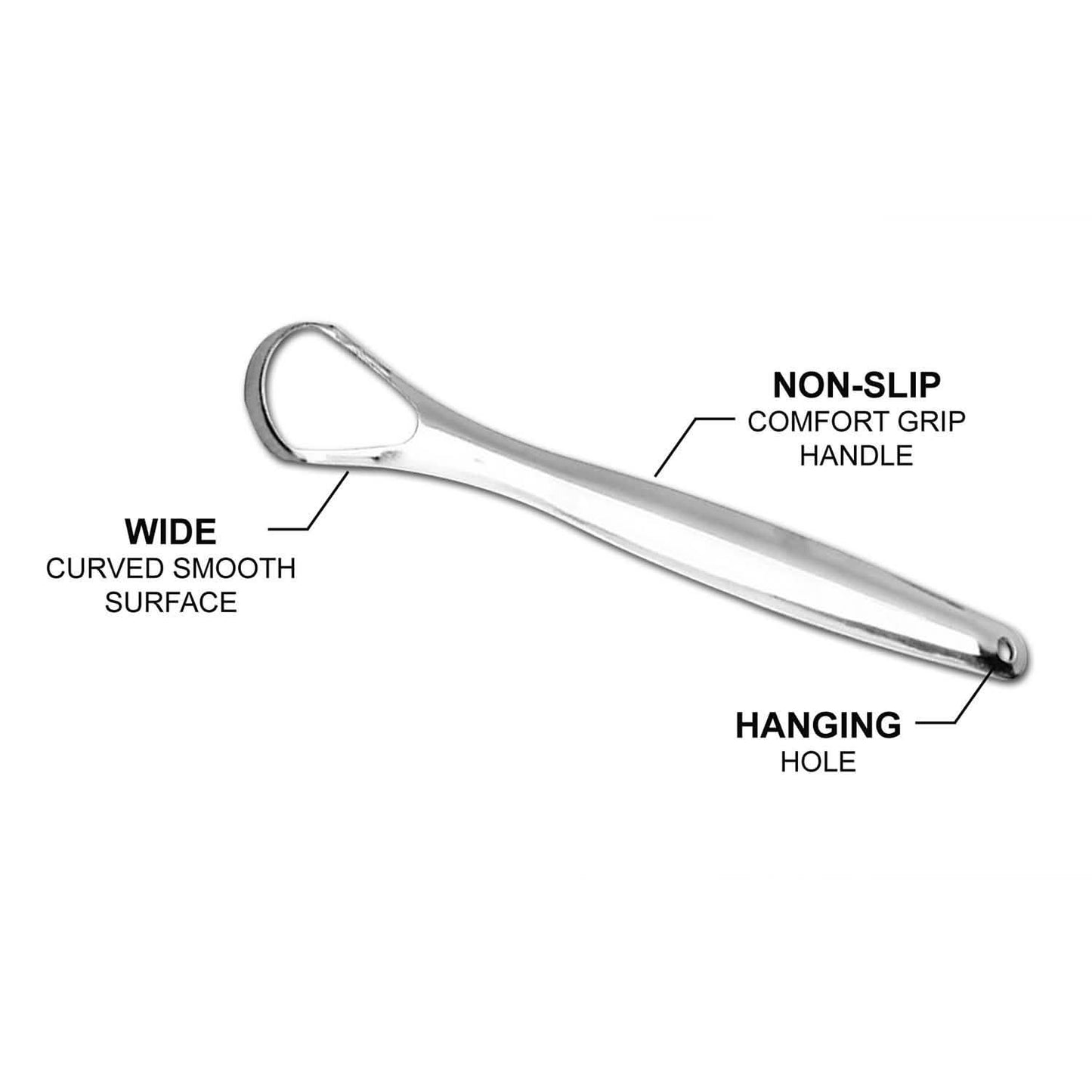2-Pack: Stainless Steel Tongue Cleaner Scraper DailySale