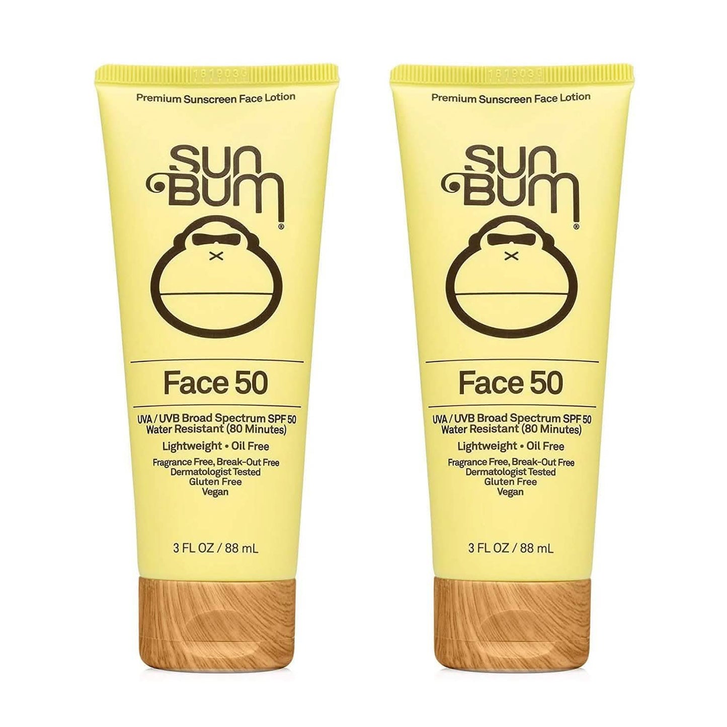 2-Pack: Sun Bum Original SPF 50 Sunscreen Face Lotion 3 oz DailySale
