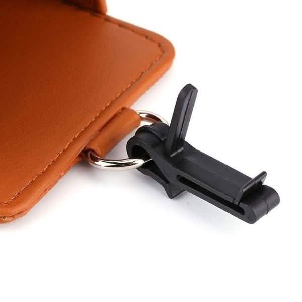 2-Pack: Universal Car Mobile Phone Bag PU Leather Car Auto Air Outlet Coin Bag Case DailySale