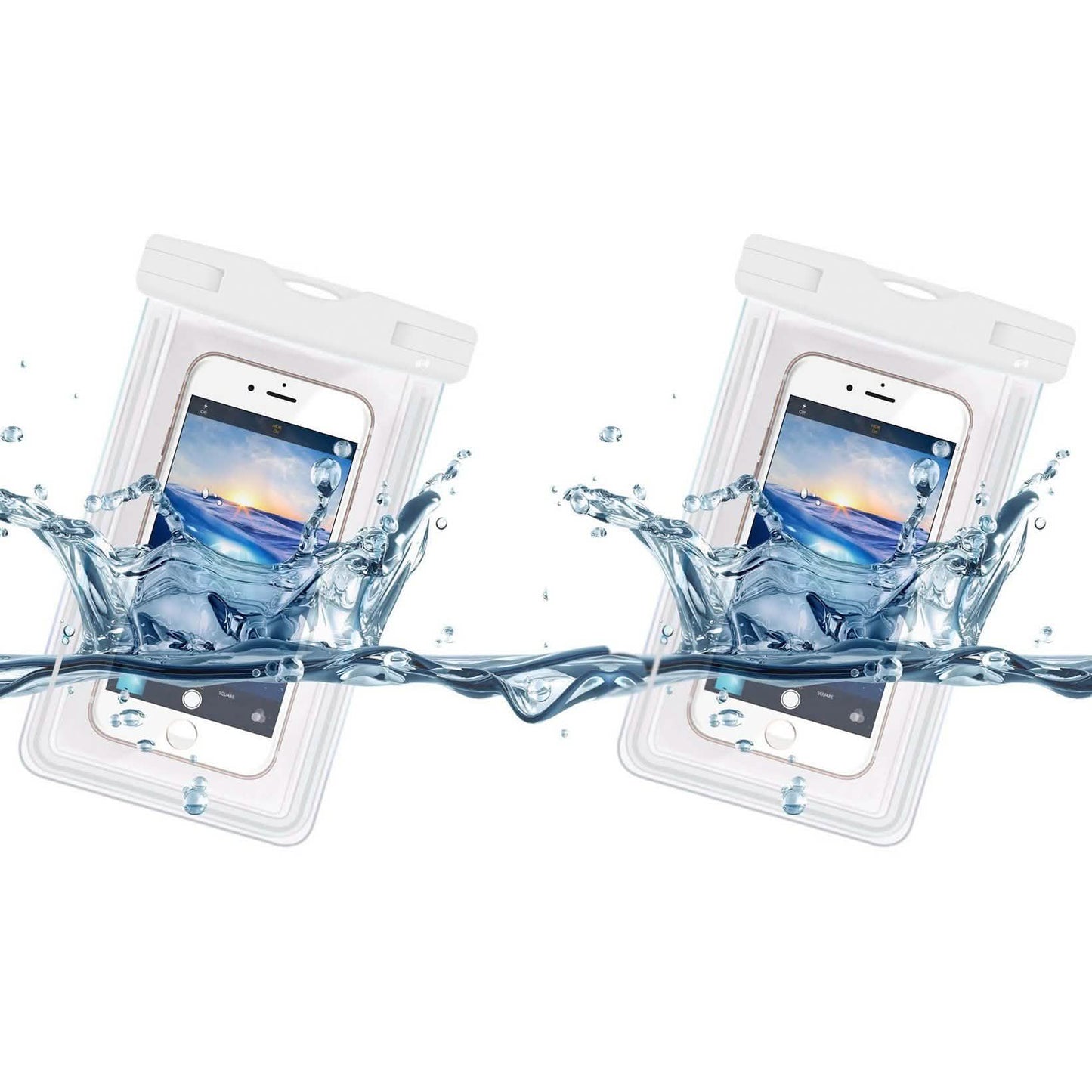 2-Pack: Universal Cell Phone Waterproof Dry Bag Case DailySale