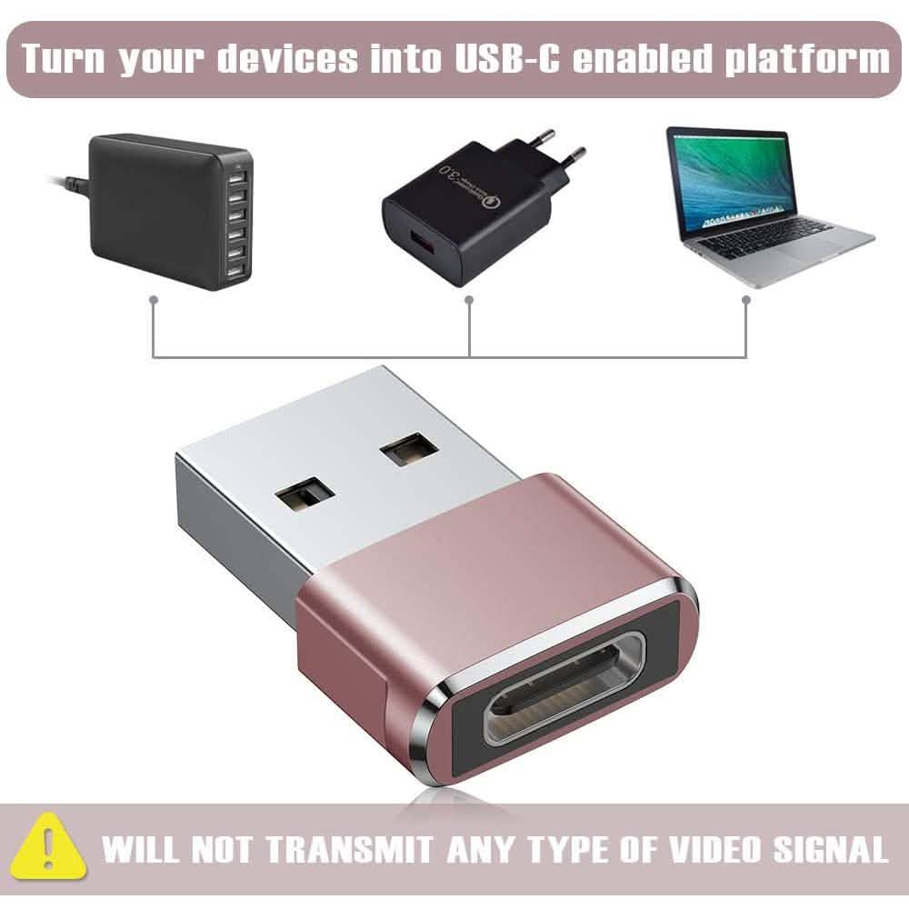 2-Pack: USB C Female to USB Male Adapter DailySale