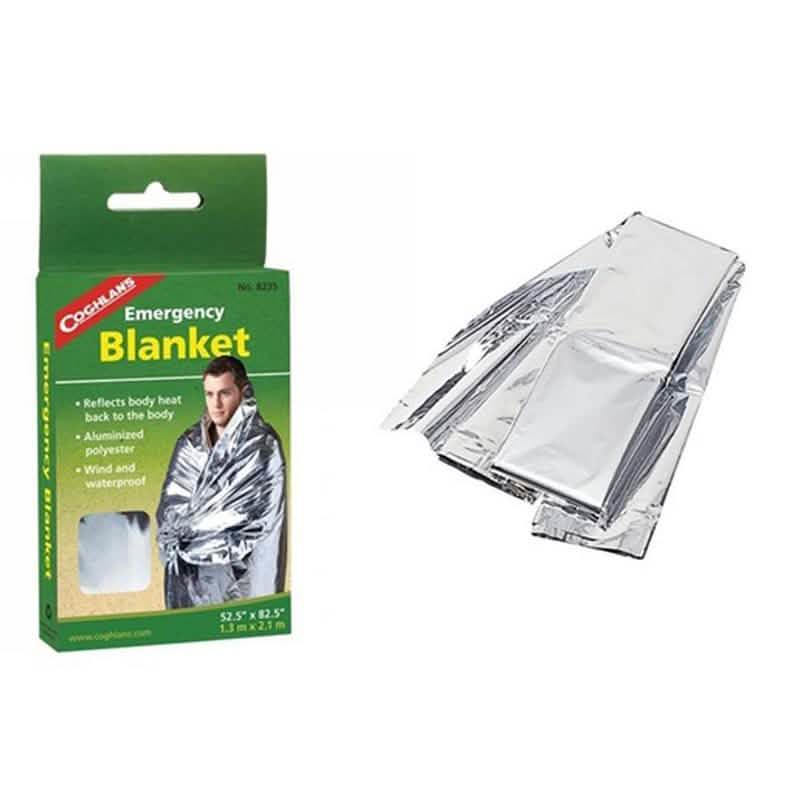 2-Pack: Windproof Aluminum Foil Emergency Blanket For Camping First Aid Blanket DailySale