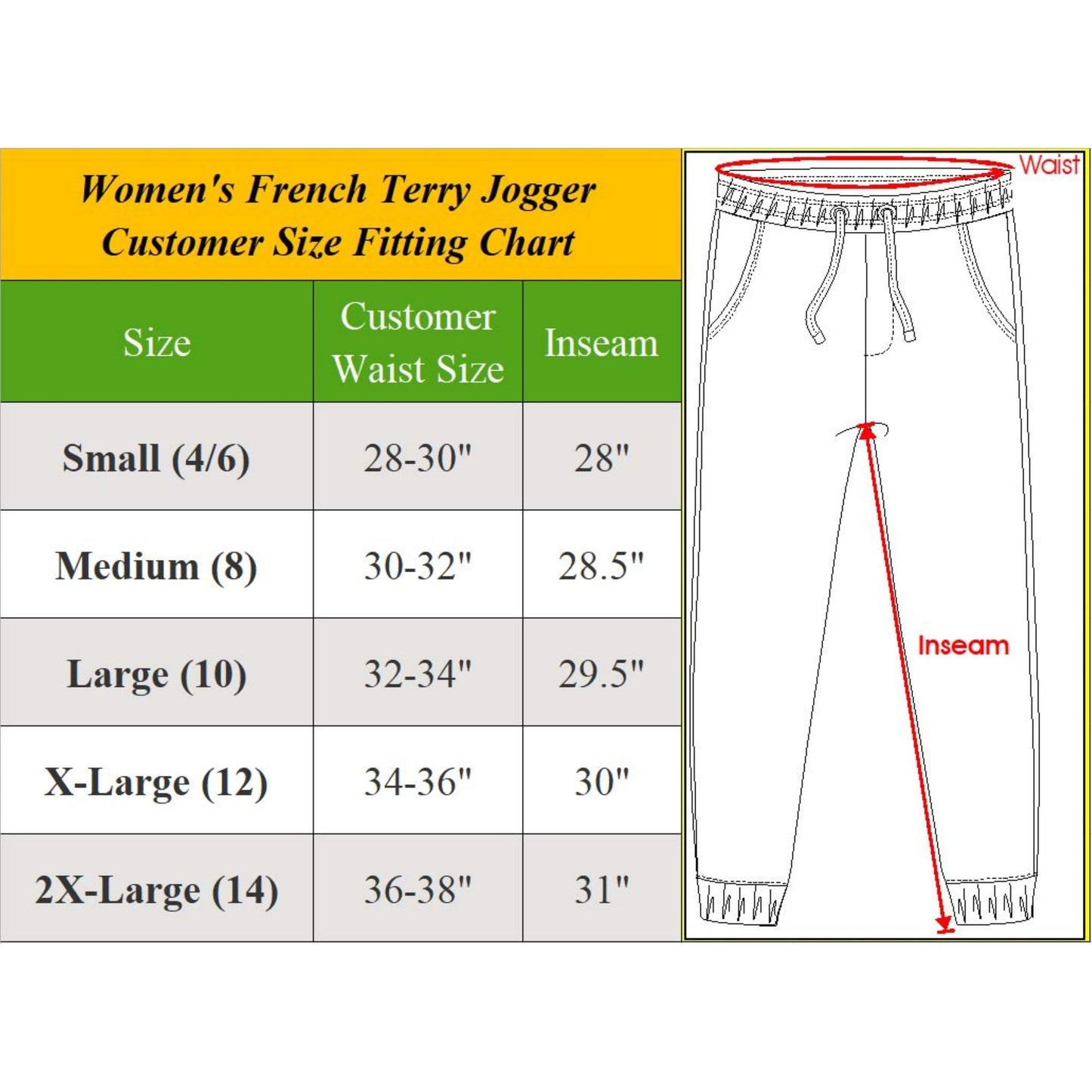 2-Pack: Women's French Terry Fashion Jogger Lounge Pants DailySale