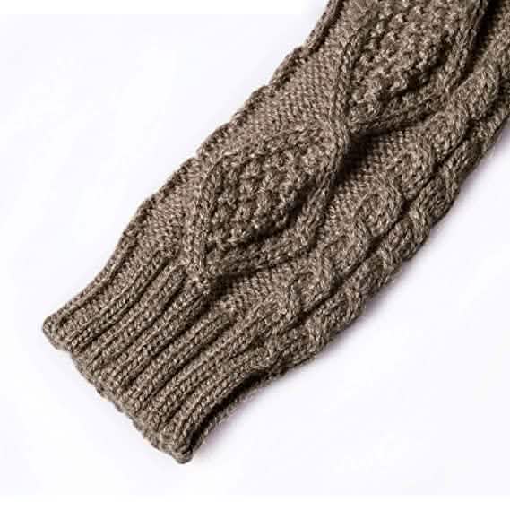 2-Pairs: Women's Winter Warm Knit Fingerless Gloves DailySale