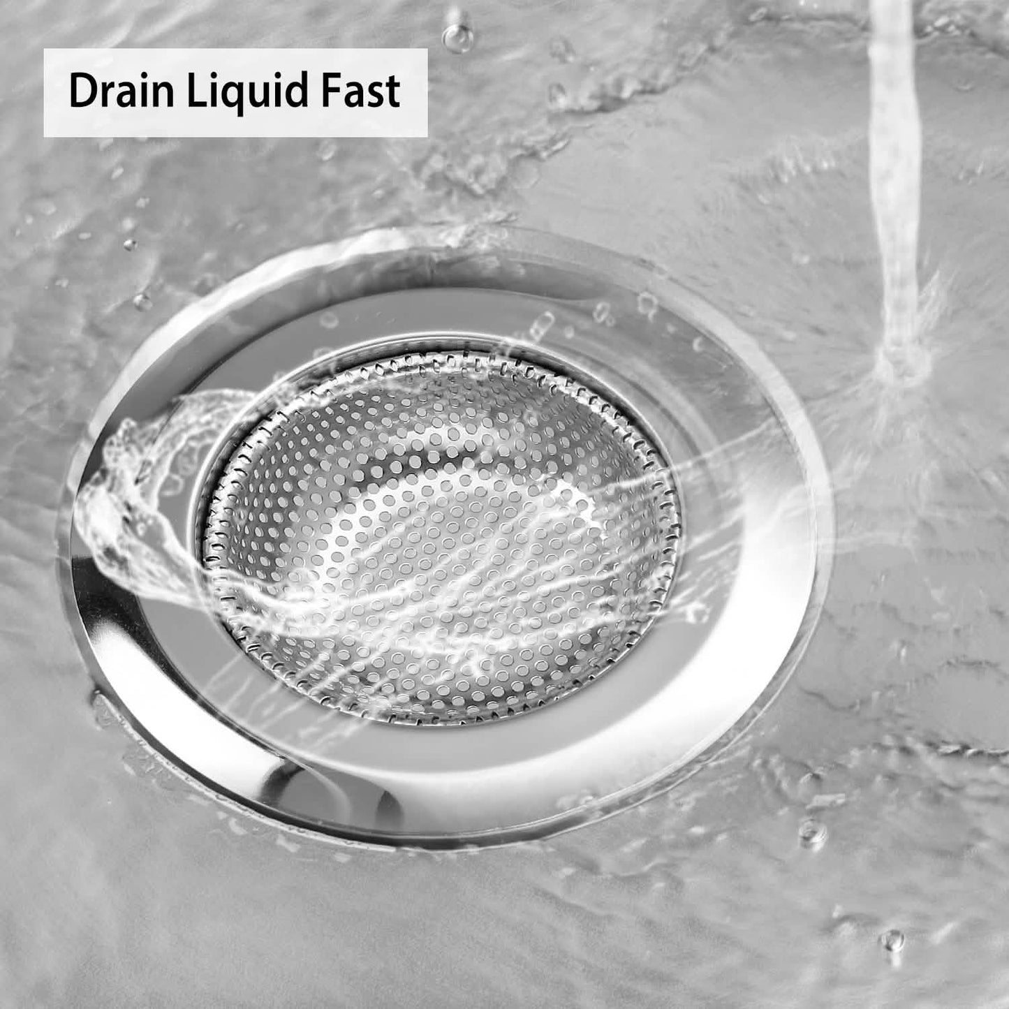 2-Piece: 4.53-Inch Kitchen Sink Strainer DailySale