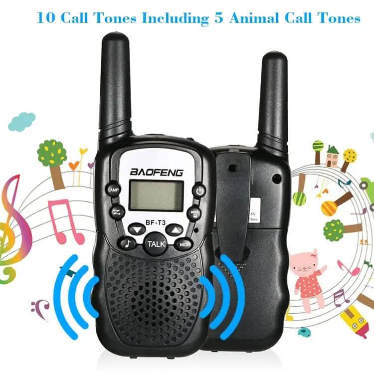 2-Piece: Baofeng BF-T3 Radio Walkie Talkie DailySale