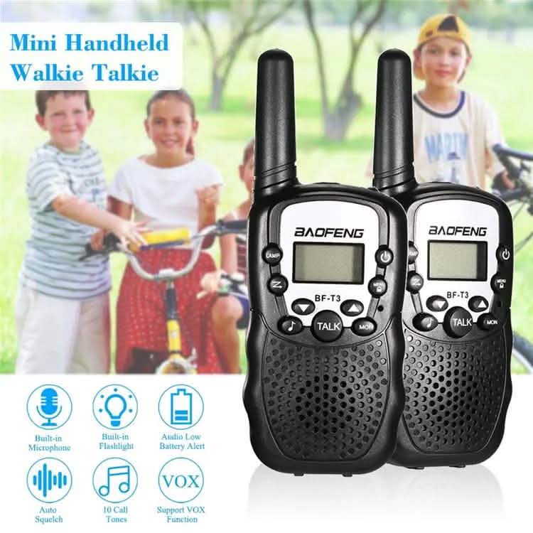 2-Piece: Baofeng BF-T3 Radio Walkie Talkie DailySale