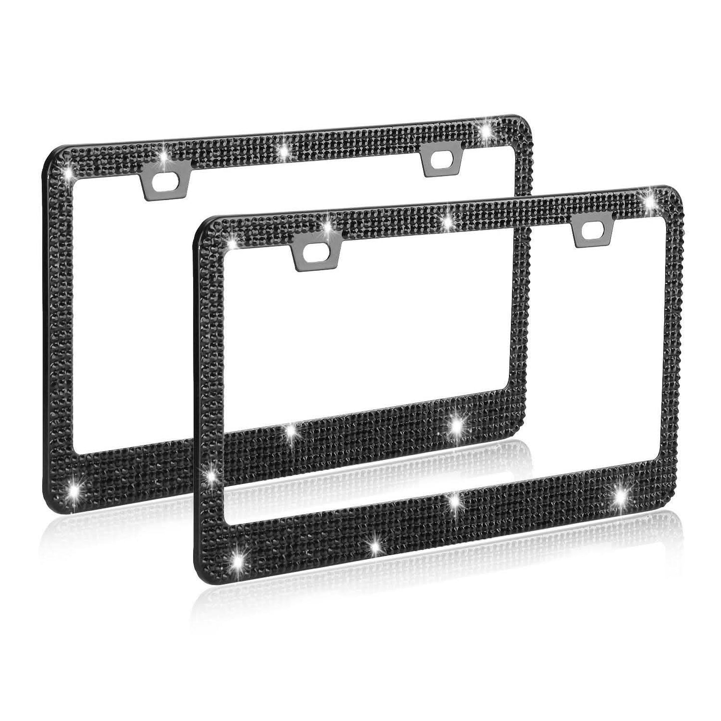 2-Piece: Bling License Plate Frames DailySale
