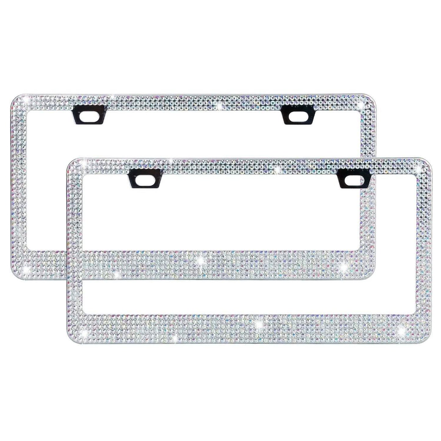 2-Piece: Bling License Plate Frames DailySale