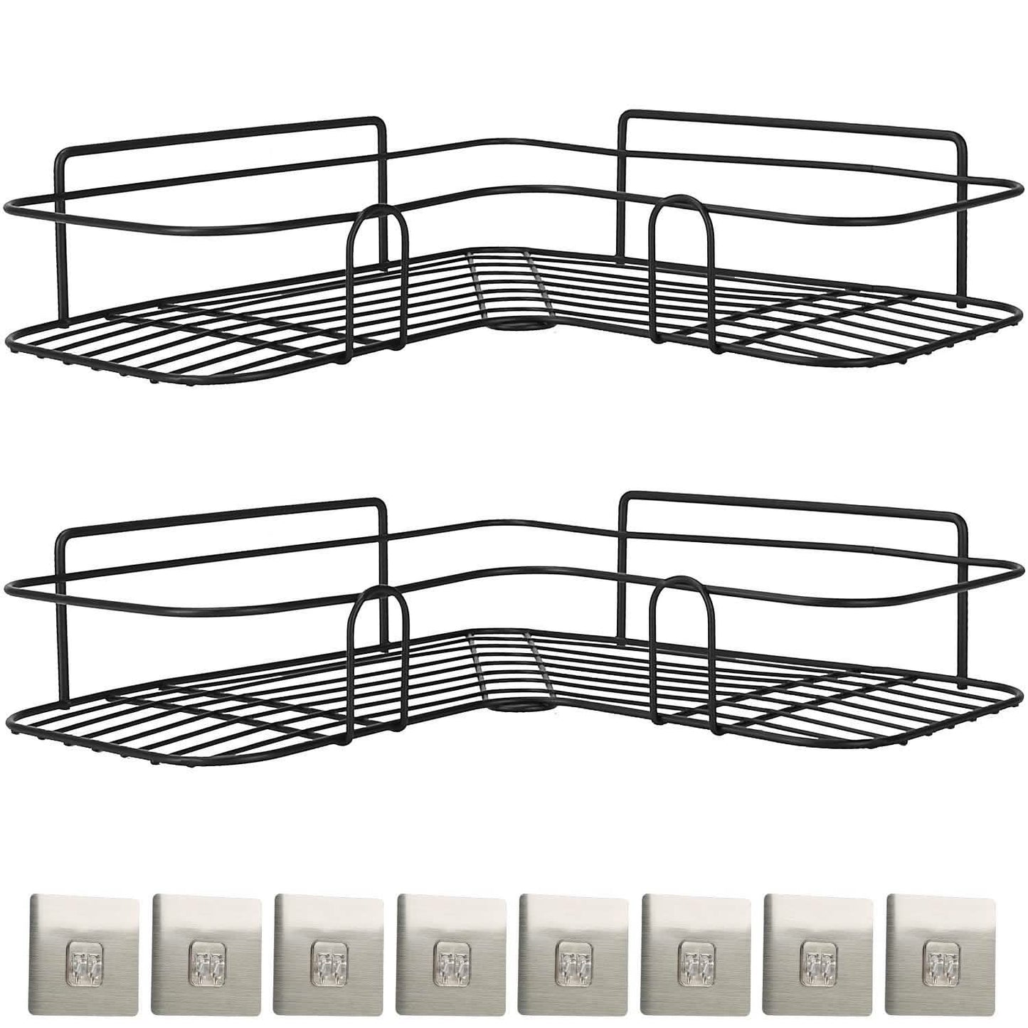 2-Piece: Corner Shower Caddy Shelves DailySale