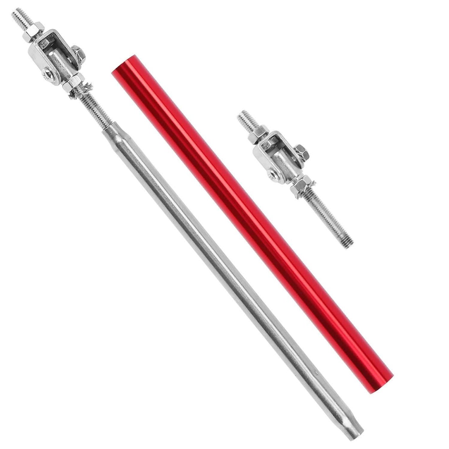 2-Piece: Front Bumper Lip Splitter Rod DailySale