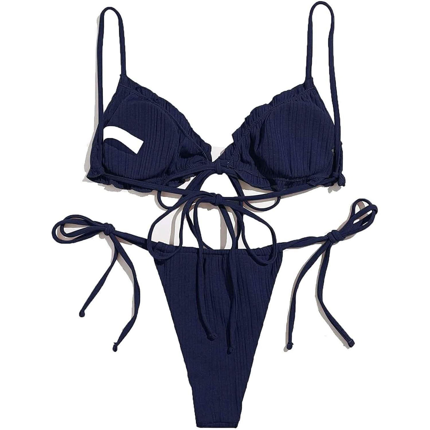 2-Piece Set: Thong Brazilian Bikini Swimsuit DailySale
