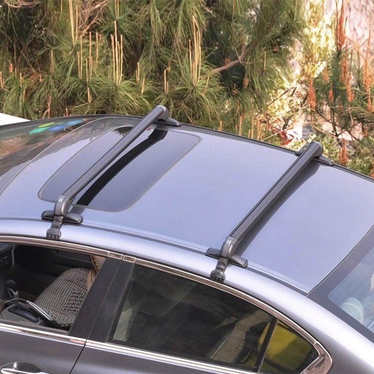 2-Piece: Universal 110CM/43-Inch Car Roof Rack Cross Bar DailySale
