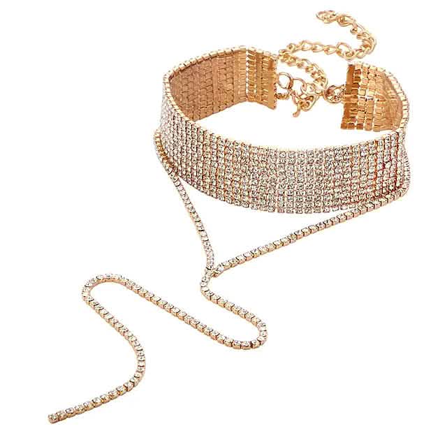 2-Piece: Women's Synthetic Diamond Y Necklace DailySale