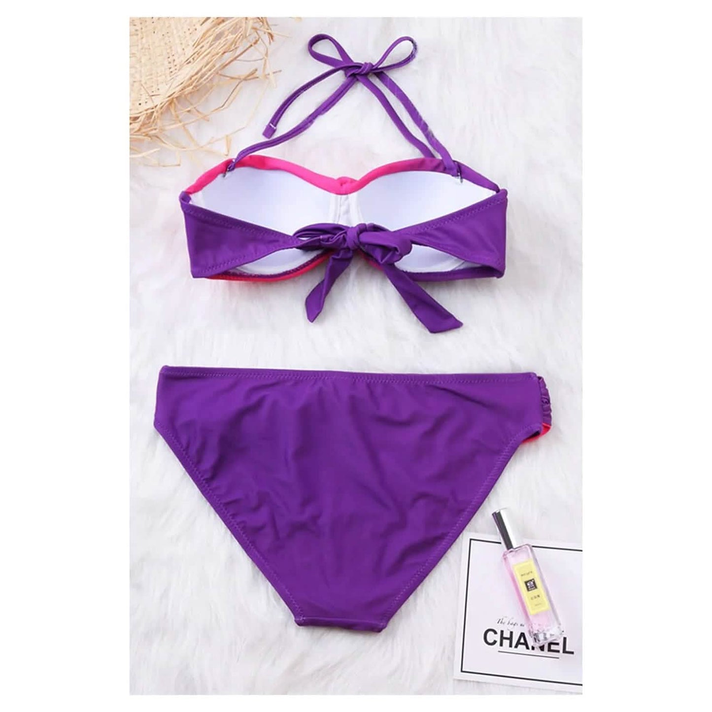 2-Piece: Women's Tie Dye Swimwear Bikini Set DailySale