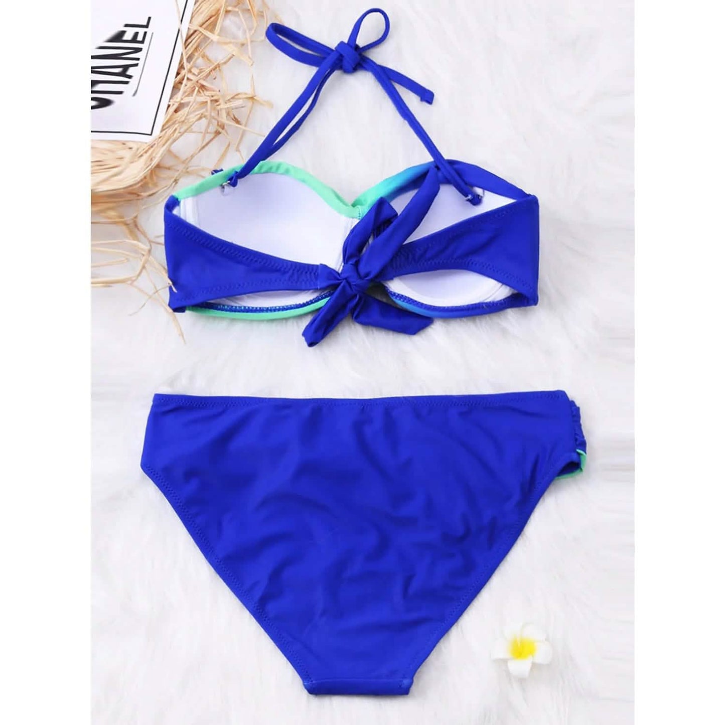 2-Piece: Women's Tie Dye Swimwear Bikini Set DailySale