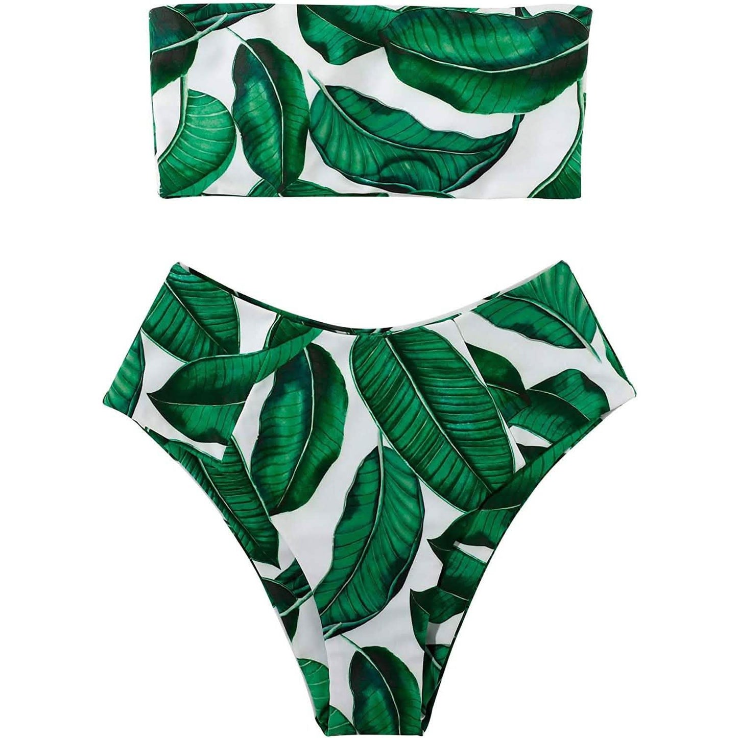 2-Piece: Women's Tube Top Bikini Swimsuit DailySale