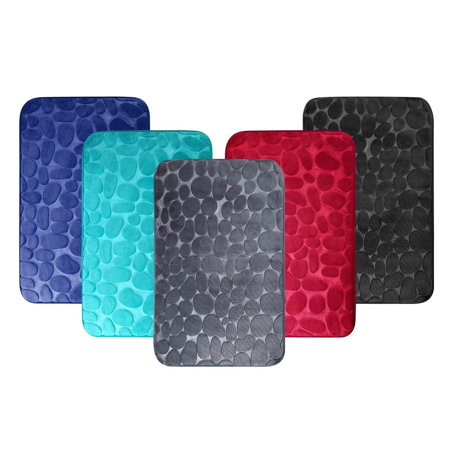 2-Pieces Set: Bathroom Rugs Luxury Flannel Non-Slip DailySale
