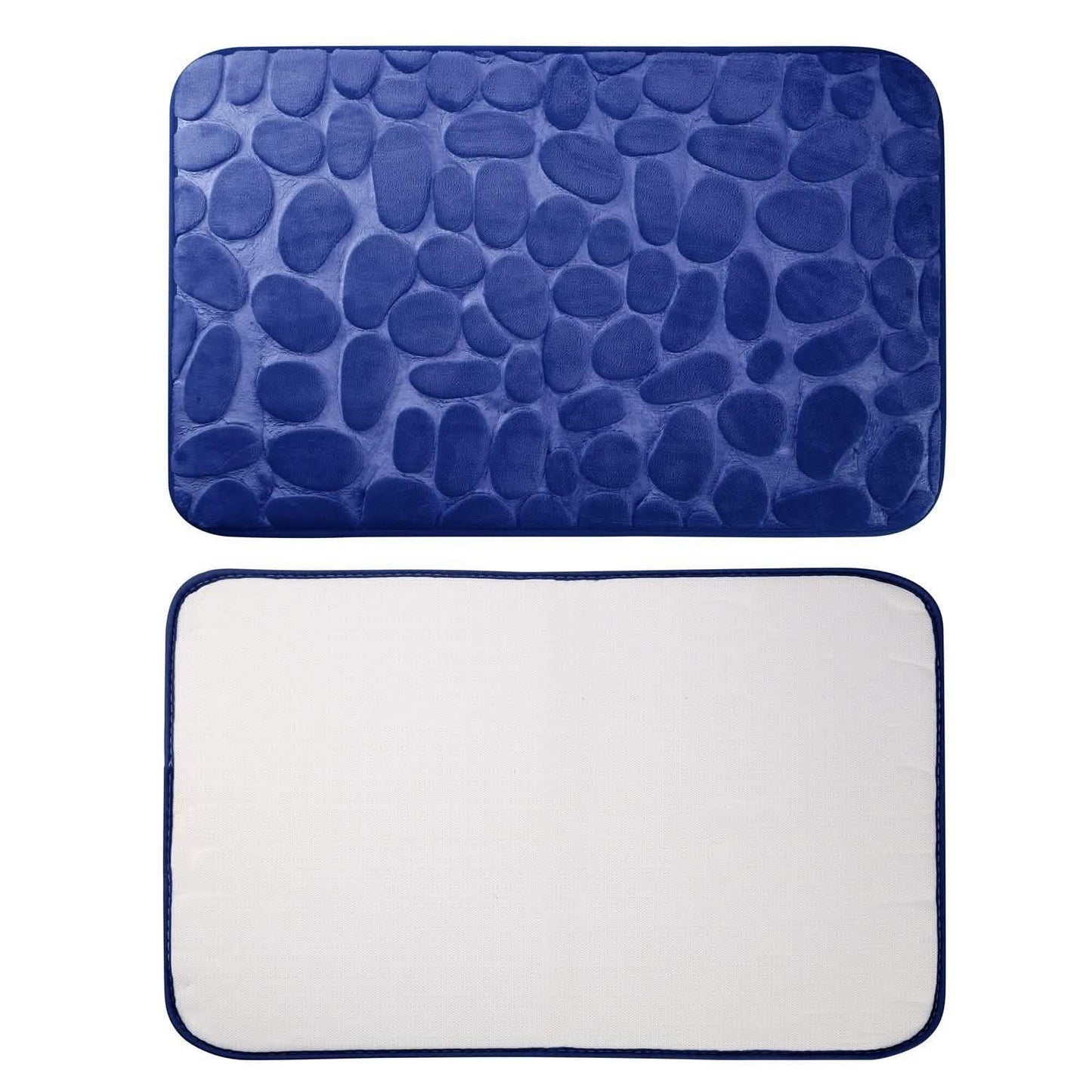 2-Pieces Set: Bathroom Rugs Luxury Flannel Non-Slip DailySale