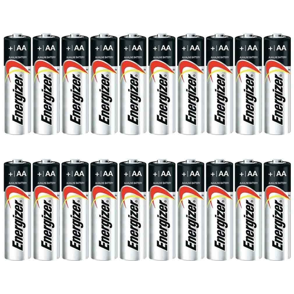 20-Pack: Energizer AA or AAA Max Alkaline Batteries DailySale