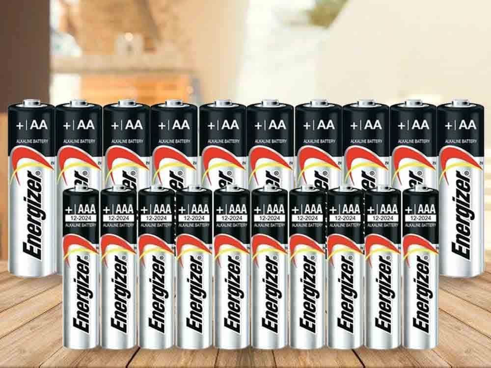 20-Pack: Energizer AA or AAA Max Alkaline Batteries DailySale
