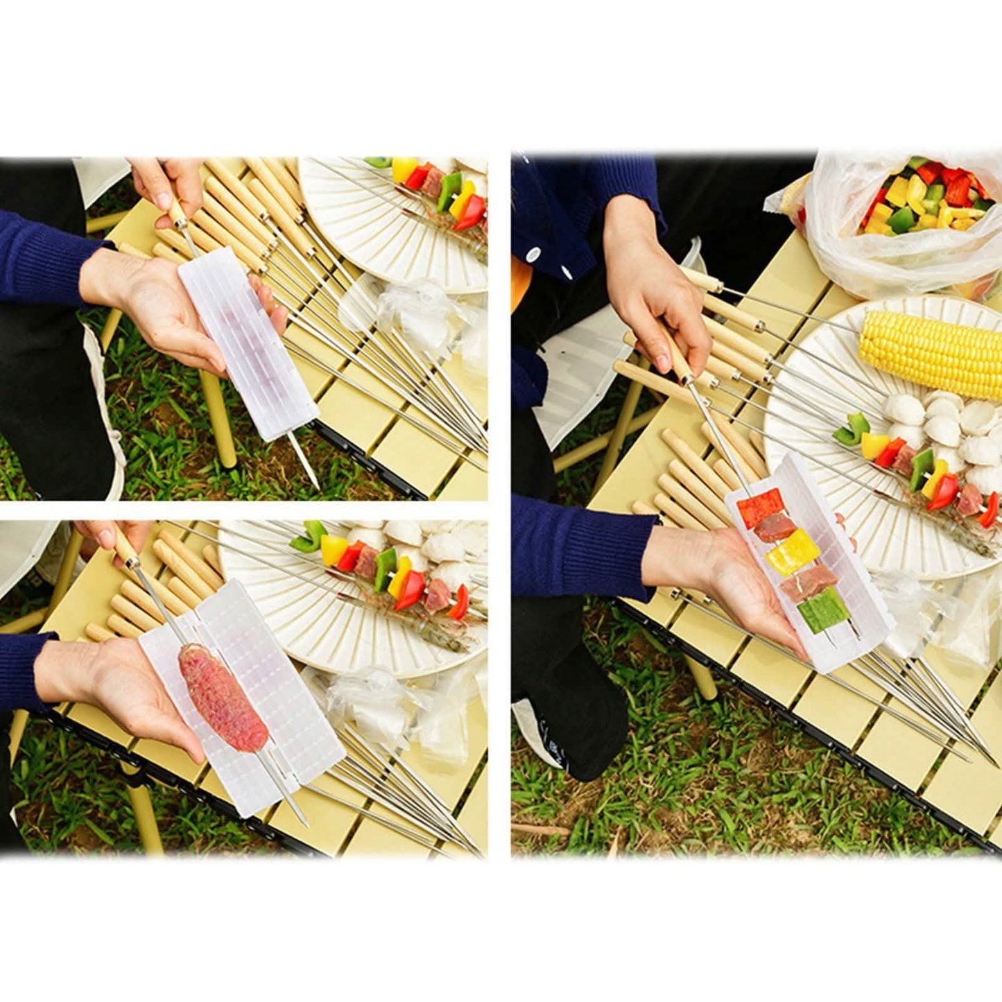 20-Piece: Barbecue Skewer Grilling Kabob DailySale