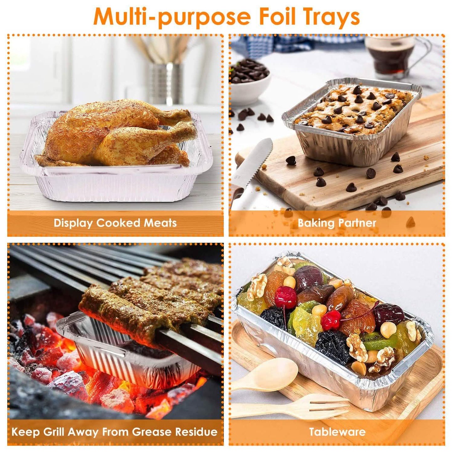 20-Piece: Disposable Aluminum Foil Pans DailySale