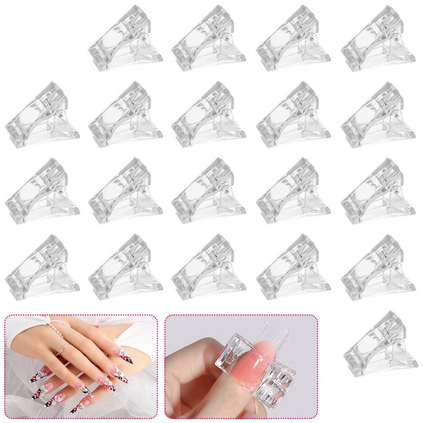 20-Piece: Nail Tip Clips DailySale