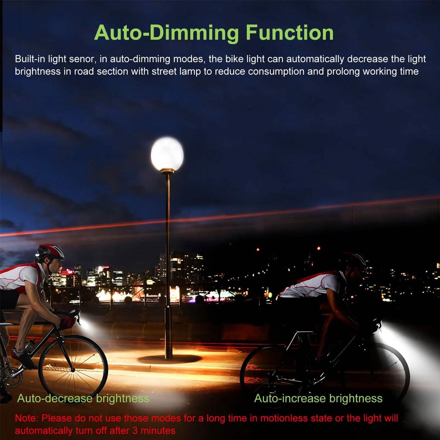 20000LM Bike Front Light with 120dB Loud Horn DailySale
