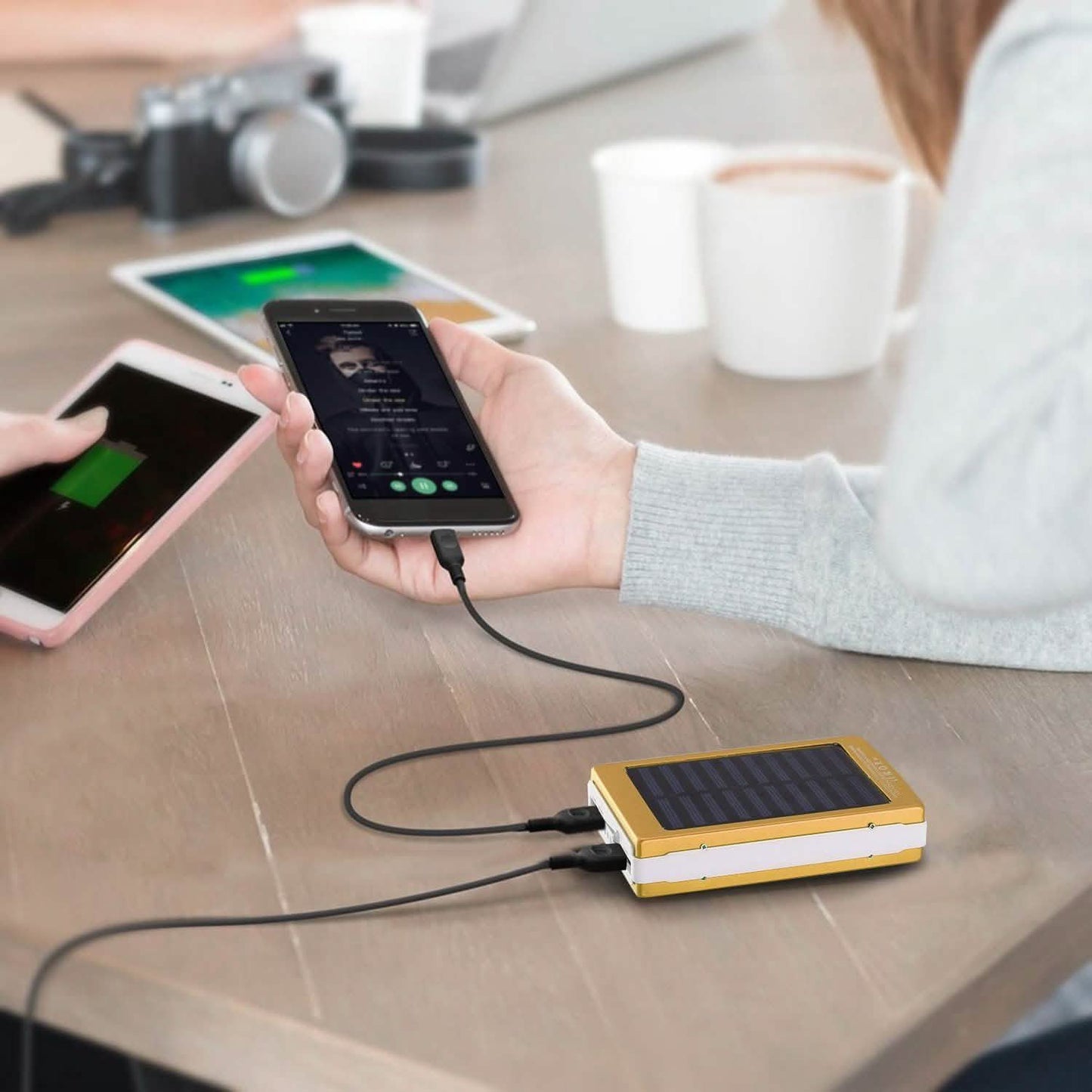 20,000mAh Solar Power Bank DailySale