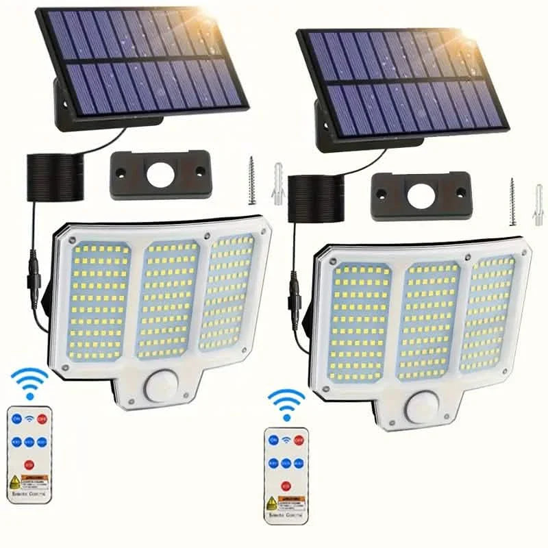 210LED Super Bright Motion Sensor Solar Strong Power LED Garden Wall Lamp DailySale
