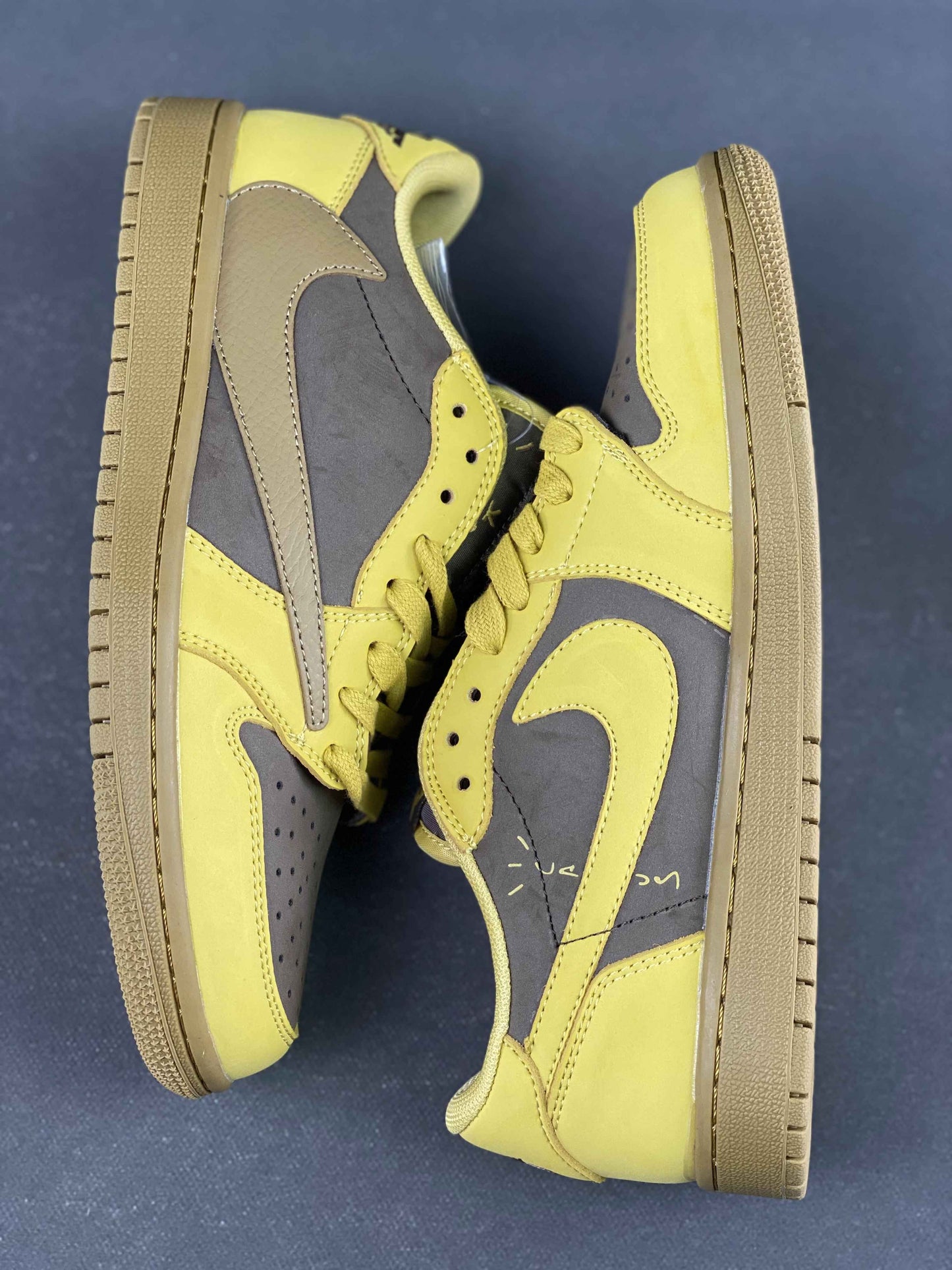 Custom Air Jordan 1 Low x Travis Scott DM7866 665 SneakerNational