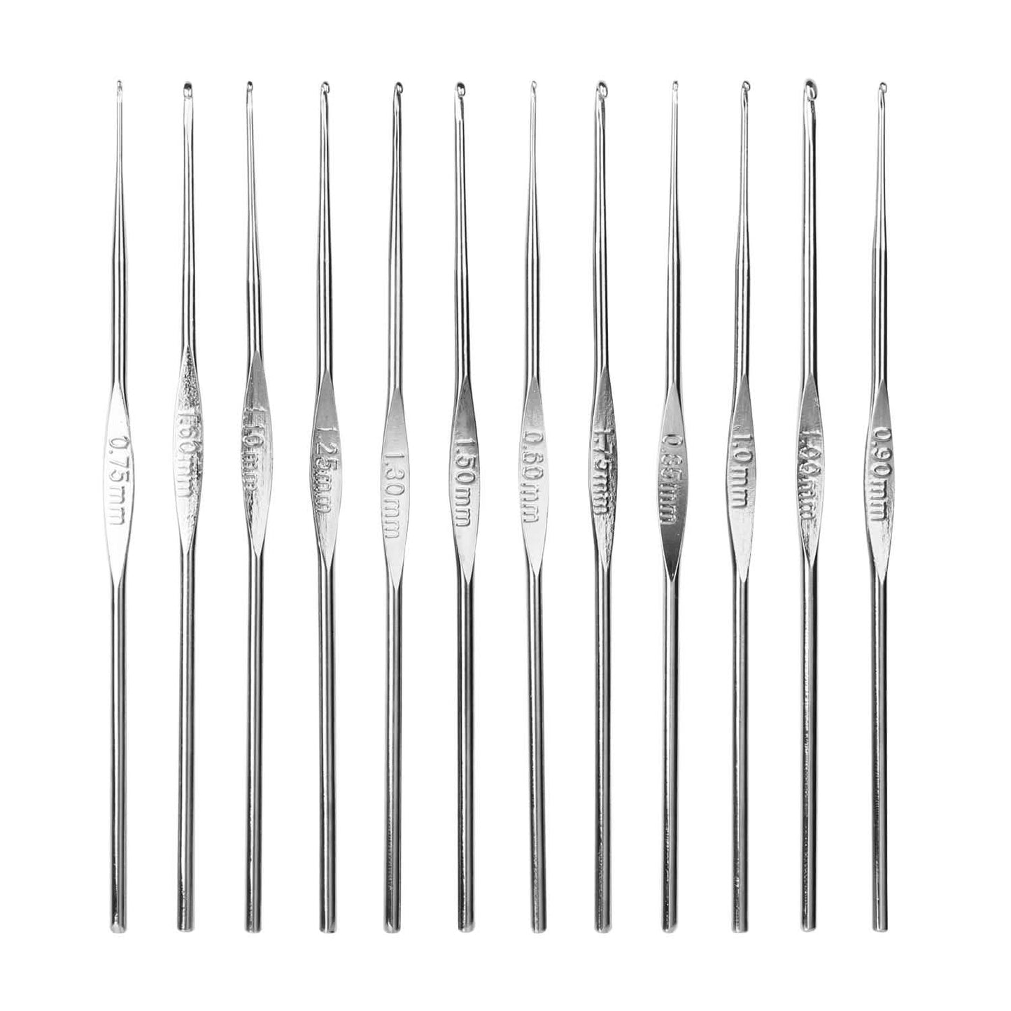 22-Piece: Aluminum Multi-Color Crochet Hook Needles DailySale