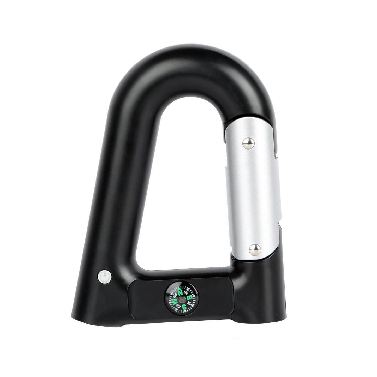 2200 mAh Powerbank with Emergency Flashlight Compass Carabiner-Shaped DailySale