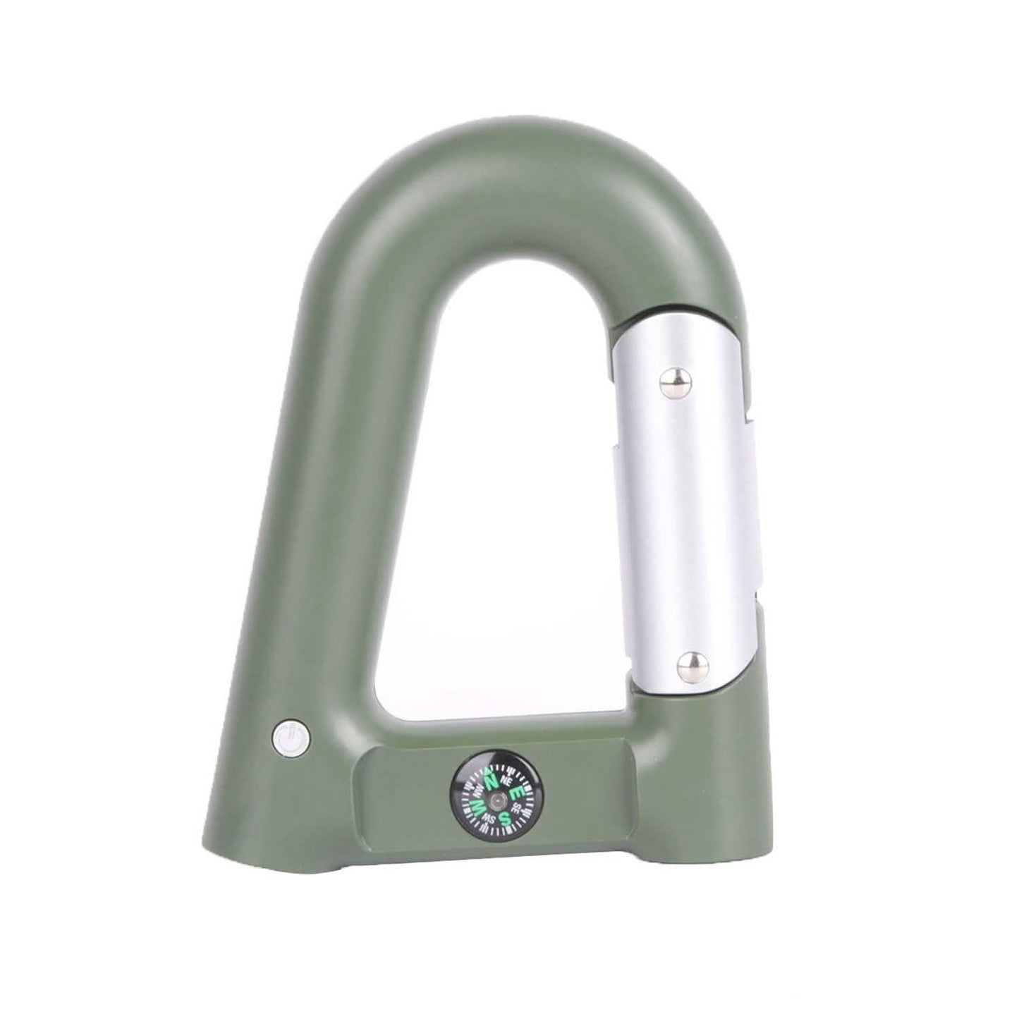 2200 mAh Powerbank with Emergency Flashlight Compass Carabiner-Shaped DailySale