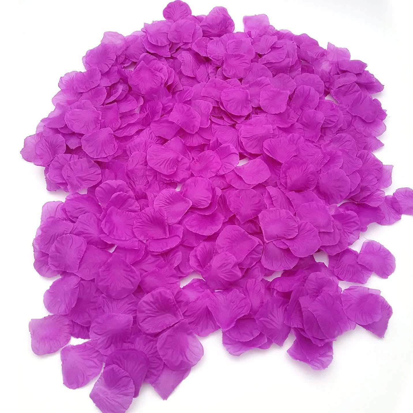2200-Piece: Silk Rose Petals Wedding Flower Decoration DailySale
