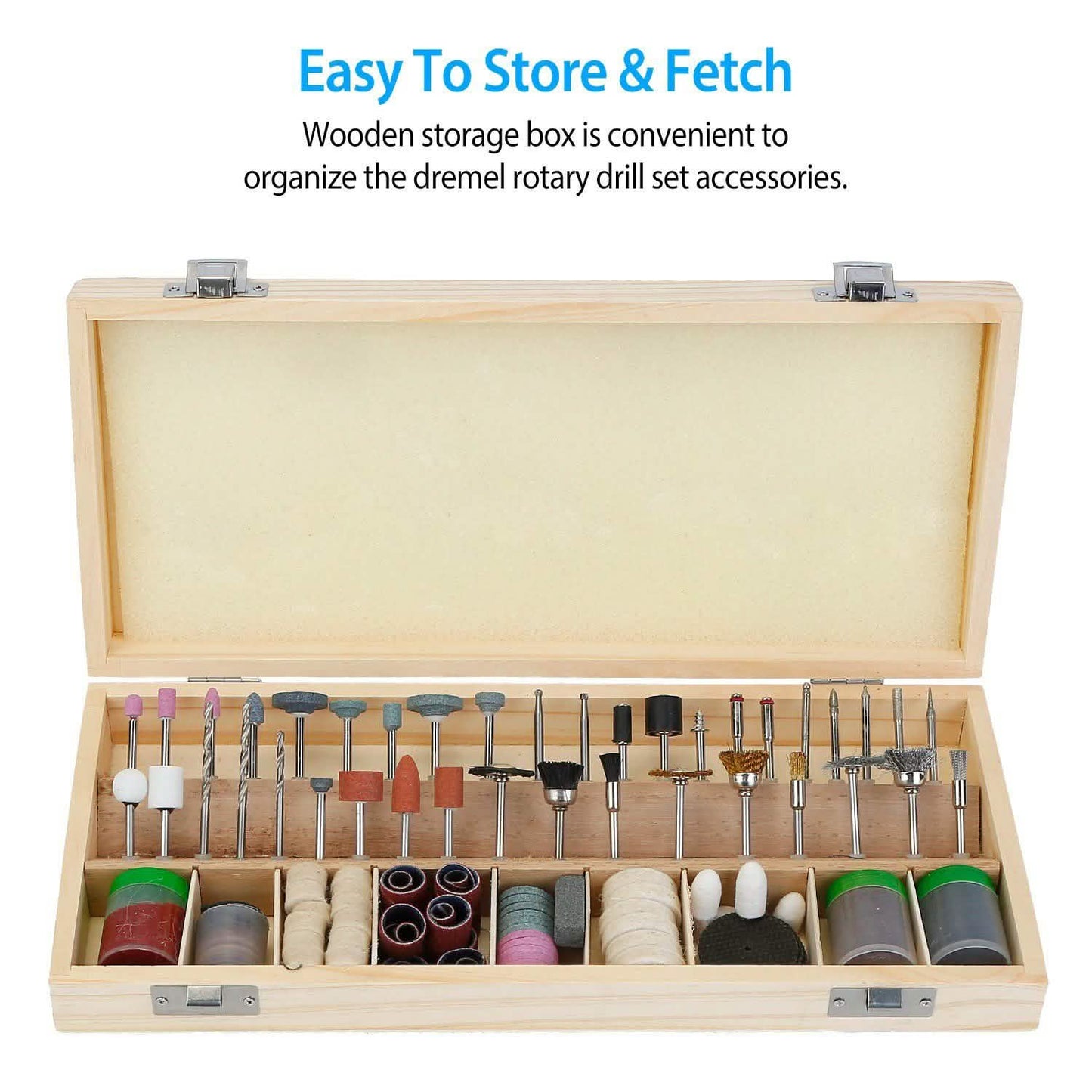 228-Piece: Rotary Dremel Accessory Tool Kit DailySale