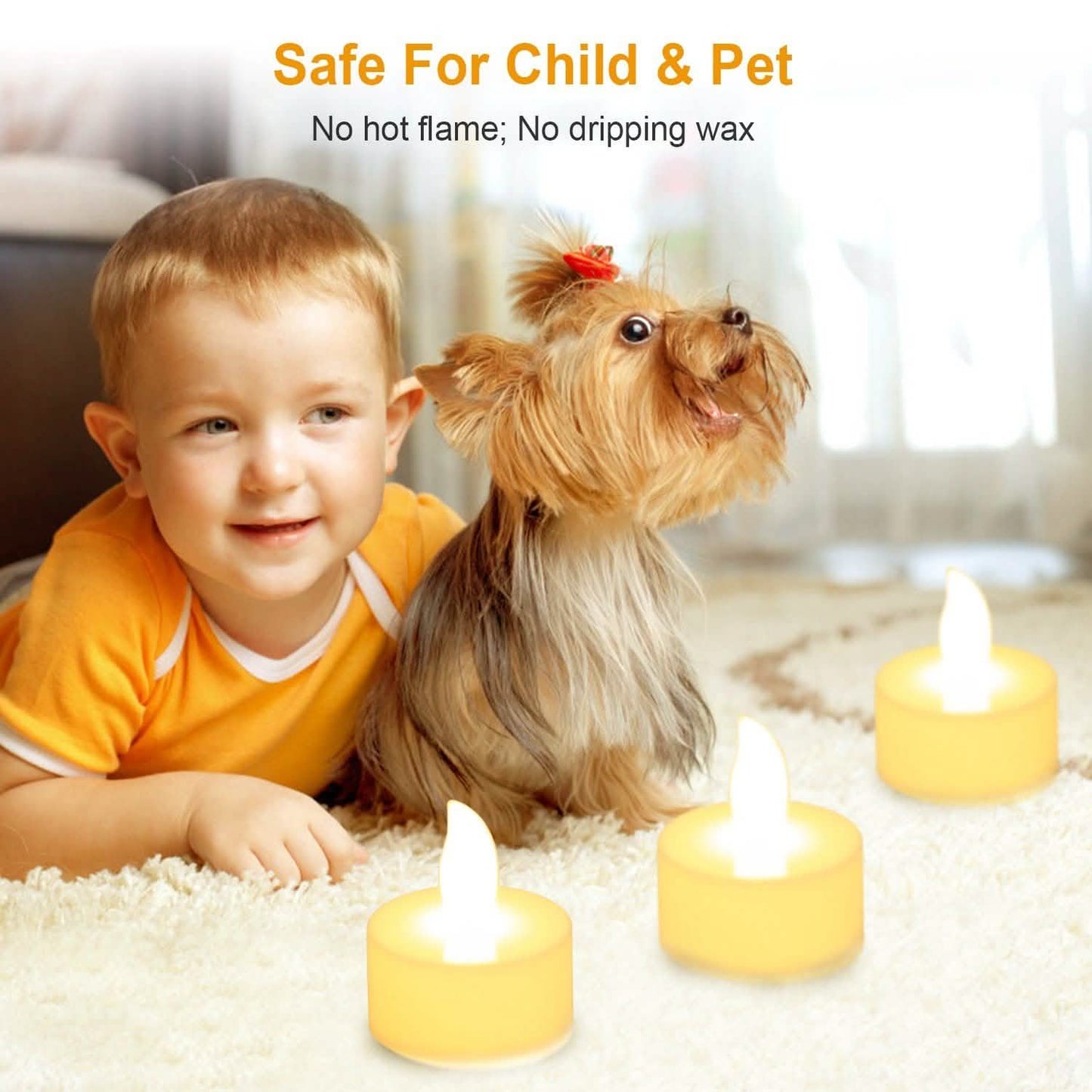 24-Piece: Flameless LED Tealight Candles DailySale